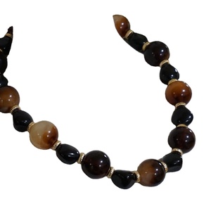 Personalizado nuevo Bohol Multicolor acrílico cuentas gargantilla collar hecho a mano hebra para mujeres colorido cuentas Collar boda - Product Image 1