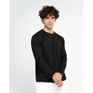 เสื้อยืดผ้าฝ้ายพรีเมียมสำหรับผู้ชาย เนื้อผ้านุ่ม ระบายอากาศได้ดี สวมใส่สบายในชีวิตประจำวัน ในราคาตลาด - Product Image 1