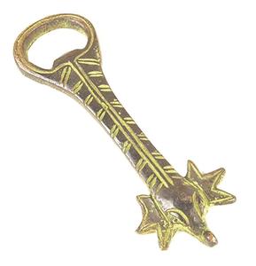 Ouvre-bouteilles design créatif Forme personnalisée Ouvre-bouteille en laiton fait à la main avec finition miroir doré. - Product Image 4