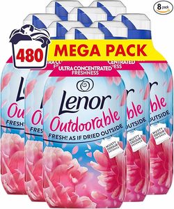 Acondicionador de Telas Lenor Outdoorable para 480 Lavados (8x60), Aroma Floral - Frescura Ultra Concentrada - Product Image 3