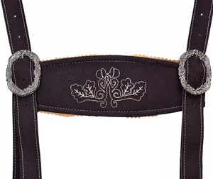 2022 unisexe décontracté hommes bavarois Shorts personnalisé haute qualité frais peau de vache en cuir véritable Lederhosen mi dernier tissu - Product Image 6