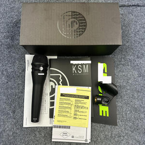 Micrófono Vocal Dinámico Cardioide KSM8/B para Micrófono <span class=keywords><strong>de</strong></span> Mano con Cable <span class=keywords><strong>de</strong></span> <span class=keywords><strong>Condensador</strong></span> <span class=keywords><strong>Shure</strong></span> KSM8 - Product Image 1