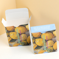 Boîte d'emballage personnalisée pour produits de soin personnel, cosmétiques, diffuseurs de vapeur biodégradables, couleur jaune aseptique, taille personnalisée, livraison rapide