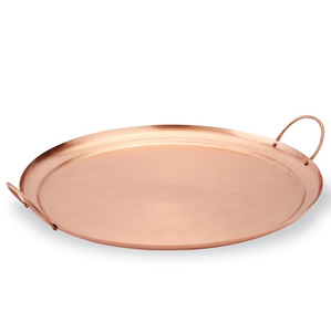 Plateau de service en cuivre écologique Plateau de forme carrée en métal fini cuivre de qualité supérieure - Product Image 2