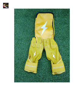 Gants de frappe de baseball et de softball professionnels pour hommes et femmes, fabriqués sur mesure en cuir véritable pour adultes - Product Image 1