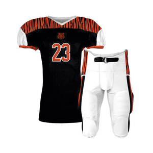 2022 unisexe Football américain maillot uniforme Polyester vêtements de sport haute qualité respirant Plus pantalon XL adultes jeunesse plaine - Product Image 4