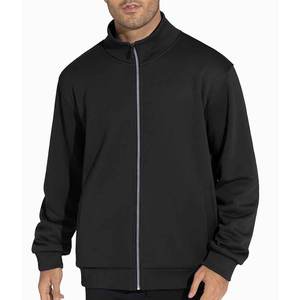 Chaqueta de Spandex de poliéster 2025 con cuello levantado transpirable con cremallera frontal a prueba de viento para hombre, chaquetas para hombre, venta al por mayor - Product Image 4