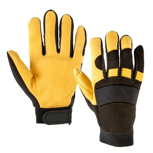 Gants de mécanicien personnalisables en cuir synthétique de haute qualité, antidérapants, respirants, faciles à porter, à séchage rapide – Meilleures ventes - Product Image 2