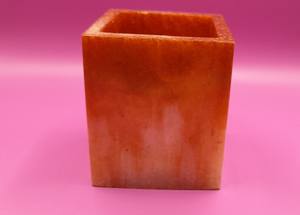 Elegant Premium Art Style Resin Pen Holder Customizable Color Size Simple Modern Design for Office Home <b>Desk</b> Work Tabletop - Product Image 2