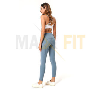 MAXFIT ENTERPRISES Premium High Flannel Knitted <b>Yoga</b> <b>Pants</b> Compression Gym Running Leggings Digital Print Fitness Workout Waist - Product Image 2