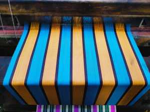 ผ้าไนลอนผูกเชือกลายทางที่ออกแบบได้ตามต้องการเนื้อสัมผัสน้ำหนักปานกลางทนทานสำหรับกระเป๋าเครื่องแต่งกายงานฝีมือกลางแจ้งสำหรับเด็กผู้หญิงเด็กผู้ชาย - Product Image 3