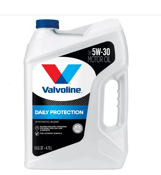 Valvoline 881159 Dagelijkse Bescherming Sae 5W-30 Synthetische Mix Motorolie 5 Qt, Geval Van 3