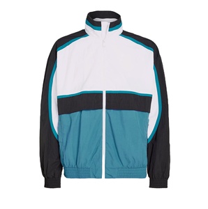 Vêtement de sport décontracté d'extérieur respirant coupe-vent, veste coupe-vent légère de grande taille avec col à capuche, matière en tissu - Product Image 6