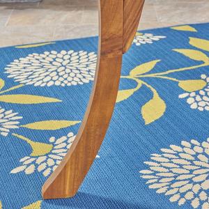 Mesa de comedor portátil moderna de madera de acacia, muebles de exterior duraderos para hoteles de playa y patios - Product Image 5