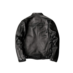 ¡Novedad de 2024! Chaqueta de cuero para hombre con logotipo personalizado de alta calidad, ropa informal cálida transpirable para invierno con cuello levantado, precio razonable - Product Image 6