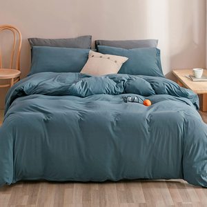 Ultra Soft Microfiber Duvet Cover Set High Quality Cotton King Size Bedding with 2 Pillow Cases Cozy Home Hotel Sleep Essentials - Product Image 1