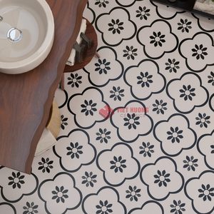 กระเบื้องซีเมนต์ขนาด200x200มม. ลวดลายศิลปะทำด้วยมือกระเบื้องที่มีความเหนียวเหมาะสำหรับห้องครัวห้องน้ำและห้องนั่งเล่น - Product Image 2