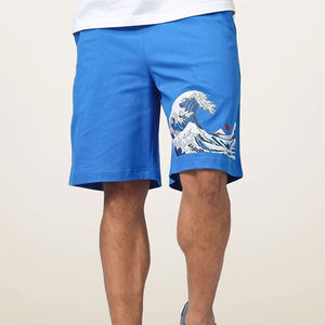 OEM logo personnalisé impression bouffante 3D été hommes Vintage Sweat Shorts 100% coton pierre acide lavage Shorts - Product Image 2