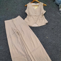 Ensemble Long Élégant pour Femme, Prix Usine, Naturel, Lavable, ODM, Personnalisé, Fabriqué au Vietnam, Ensemble Fille 2 Pièces Long