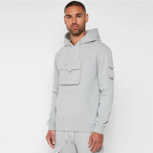 Survêtement de course d'hiver pour hommes avec logo personnalisé Slim Fit Thermal 100% Cotton Streetwear à vendre - Product Image 5