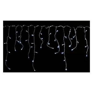 Cortina de Luces LED Blancas Frías Transparentes para Navidad, 180 Luces Tipo Estalactita, Juegos de Luces, IP44, D2390, Pre-encordado, 4.2+0.6m - Product Image 1