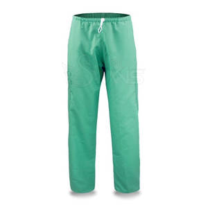 Uniformes médicos de lona con bolsillos elásticos cómodos unisex para enfermera, conjuntos de verano de lona con logotipo personalizado de alta calidad, venta en línea - Product Image 3