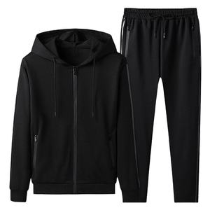 Survêtement de sport personnalisé de haute qualité Ensemble de sweat à capuche de jogging d'été Veste et pantalon pour les sports d'équipe Nouveau et élégant - Product Image 1
