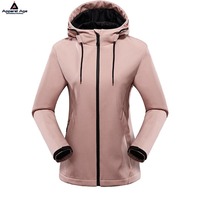 Vestes matelassées personnalisées pour femmes, en softshell, imperméables, doublées de polaire, chaudes pour l'hiver, décontractées, bicolores, imprimées, respirantes