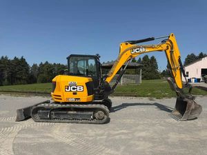 Excavadora JCB 85Z-2 de alta potencia, automática, hidráulica, miniexcavadora, retroexcavadora, miniexcavadora Kobuta, tractor con cargador frontal. - Product Image 4