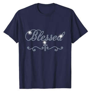 Camisetas de manga corta con diamantes de imitación para hombre, camisetas de diseño colorido, ropa informal al por mayor, camisetas para hombre - Product Image 5