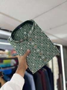 มารูติแฟชั่นอินเดียแบบดั้งเดิมปักกระจกงานปาร์ตี้ผ้าฝ้ายแขนเต็มหลากสีงานปัก - Product Image 4