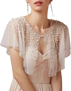 Elegante capa burlesca recta hasta el suelo cuello en V con cuentas hebras lentejuelas perlas bordado decoración Club Festival traje - Product Image 1