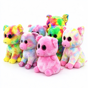 ตุ๊กตาหมูย้อมสีไทไดสุดน่ารัก ตุ๊กตาหมูตัวใหญ่ตาประกายวิบวับสีรุ้ง ของขวัญตุ๊กตาหมูนุ่มนิ่มสำหรับเด็ก - Product Image 5