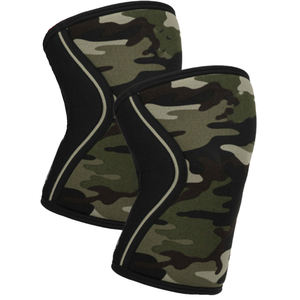 Camuflaje Neopreno 7mm Antideslizante Unisex Rodilla Manga para levantamiento de pesas Culturismo Power-Lifting - Product Image 2