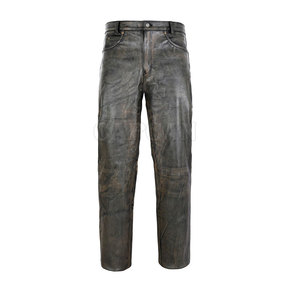 Pantalones de Cuero de Diseño Personalizado OEM de Alta Calidad, Cintura Media, Estilo Casual Ligero, Cierre de Botones, Servicio OEM, Mejor Precio - Product Image 1
