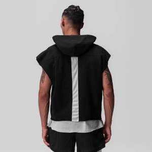 Débardeur à capuche pour homme avec ajustement musculaire-idéal pour l'entraînement en salle de sport, la musculation et le style de vie actif - Product Image 2