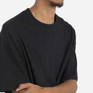T-shirts pour hommes écologiques T-shirts écologiques en coton biologique T-shirt en bambou à manches courtes T-shirts noirs pour hommes T-shirt en coton de bambou - Product Image 4
