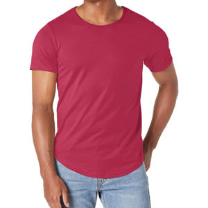 T-shirts à col rond pour hommes en mélange soie/coton, tissu toile respirant, écologique, décontracté, pour l'été, grande taille, manches courtes, coupe ample - Product Image 3
