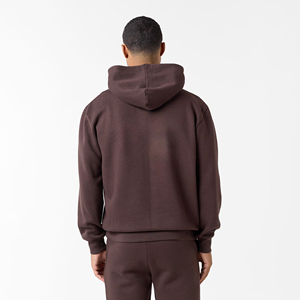 ชุดวอร์มผ้าฝ้ายสำหรับผู้ชายชุดวอร์มปกติมีฮู้ดและกางเกงขายาว100% ตามสั่ง - Product Image 4