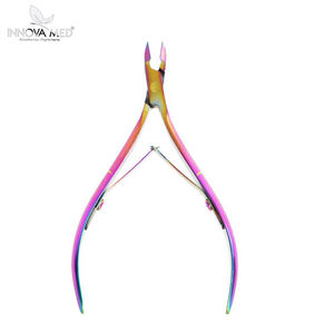 Professional Stainless Steel Cuticle Nipper with Double Spring Nail Nipper Manicure Tool INNOVAMED Instruments - Product Image 3