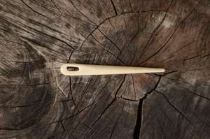 Aiguille à broder en corne de buffle, écologique, faite à la main, pointe aiguë, pour laine et fil, accessoire de couture durable pour le tufting et la couture - Product Image 2