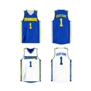 Camisetas de Baloncesto Personalizadas Sublimadas Unisex 2025, 100% Poliéster, Sin Mangas, Reversibles, de Secado Rápido, para Ligas Deportivas Adultas de EE. UU. - Product Image 2