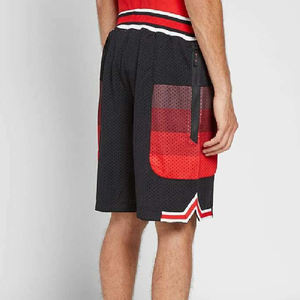 Bsci, venta al por mayor, ropa deportiva de longitud corta, cintura media, verano, cordón personalizado, Impresión de logotipo, pantalones cortos de baloncesto para hombres - Product Image 5