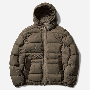 Veste matelassée en toile Twillsports Premium pour homme, style streetwear, col montant, logo frontal, à capuche, imperméable, coupe-vent, respirante pour l'hiver - Product Image 1