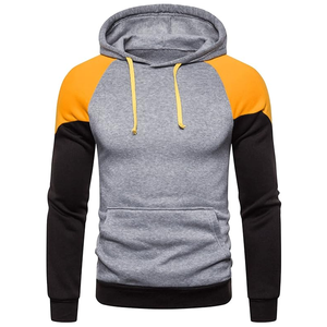 Sweat à capuche sport surdimensionné pour femmes sweat polaire épais poches kangourou couleur unie bloc imprimé brodé contraste - Product Image 5