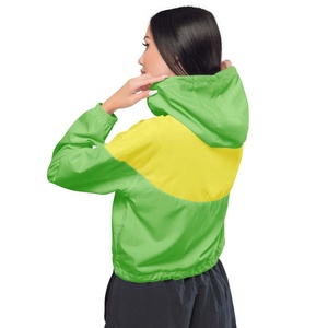 Nouvelle veste coupe-vent respirante et imperméable pour femme, légère et élégante, vestes d'extérieur courtes, imperméable personnalisée - Product Image 4
