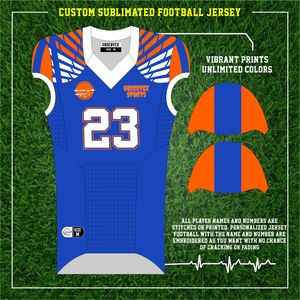 Meilleure vente pas cher prix uniforme de football américain tissu doux nouveau design uniforme de football américain paquet - Product Image 2