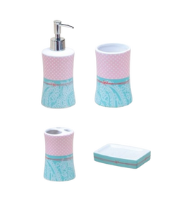 Juego de baño de resina hecho a mano juegos de alta calidad atractivos juegos de baño Premium decoración de tendencia superior Venta caliente - Product Image 4