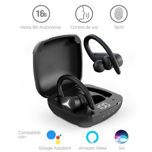 Auriculares deportivos KSIX Sport Buds 2 de 700 mAh con indicador LED de batería - Product Image 4