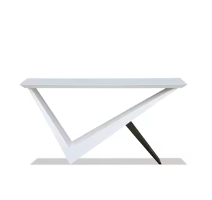 Solid Metal <b>Console</b> <b>Tables</b> Side <b>Sofa</b> <b>Table</b> With Shelf, Narrow Entryway <b>Table</b> Hallway, Ceramic Finishing Best Selling India Craft - Product Image 1